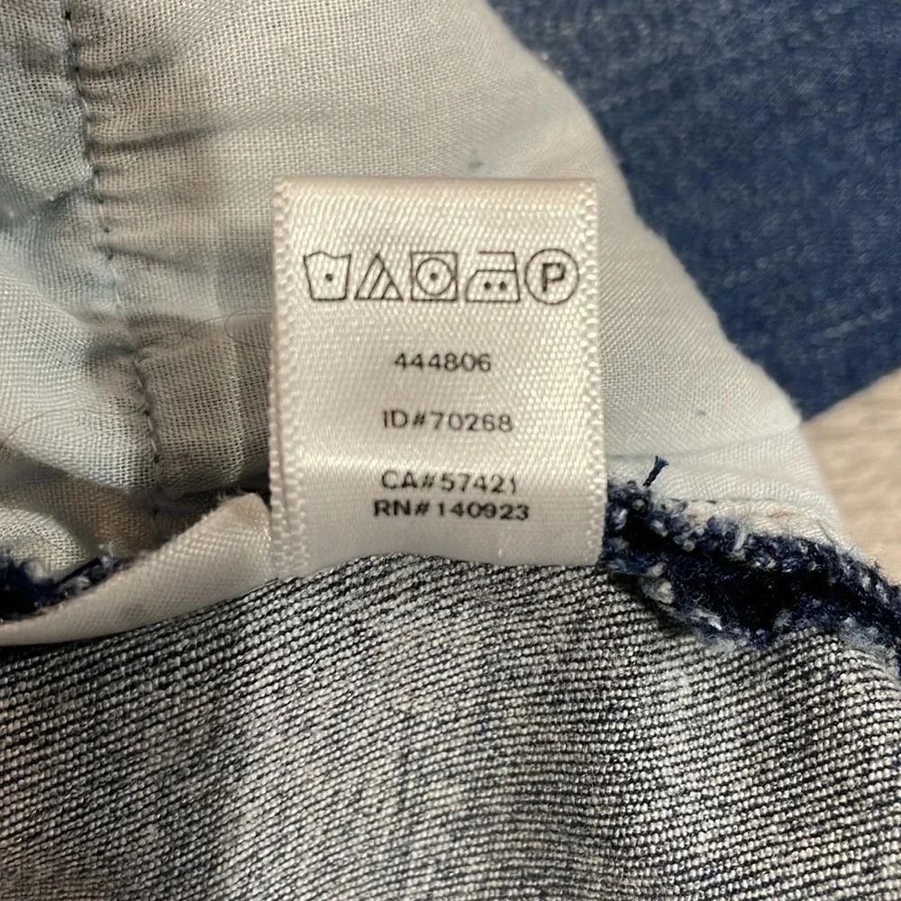 LOFT Made and Loved Traditional 5 Pocket Denim Leggings 8 / 29 - Picture 10 of 14